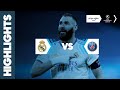 UEFA Champions League Highlights | Real Madrid-Paris SG 3-1 | Capolavoro di Benzema