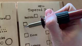 7: Woodburning Tips and Their Uses - Tapered Point