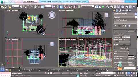 Thực hành 3ds Max - Bài 51 Hướng dẫn thiết đặt camera light ngoại thất trong 3Dsmax