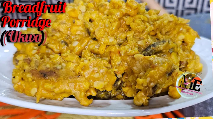 HOW TO COOK BREADFRUIT PORRIDGE AND CORN (UKWA). Cook bread fruit without Akawu (potash)