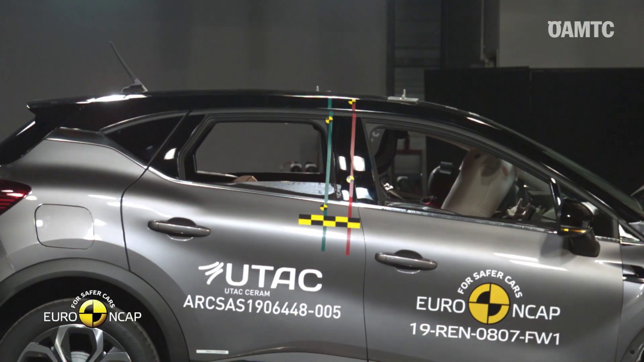 Renault Captur Oamtc Crashtest 19 Youtube