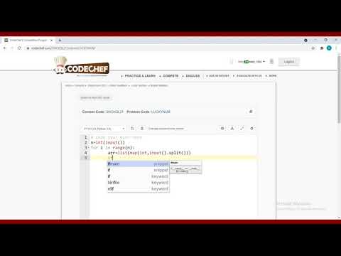 Lucky Number | Codechef  | Snackdown21 | Test Match Series