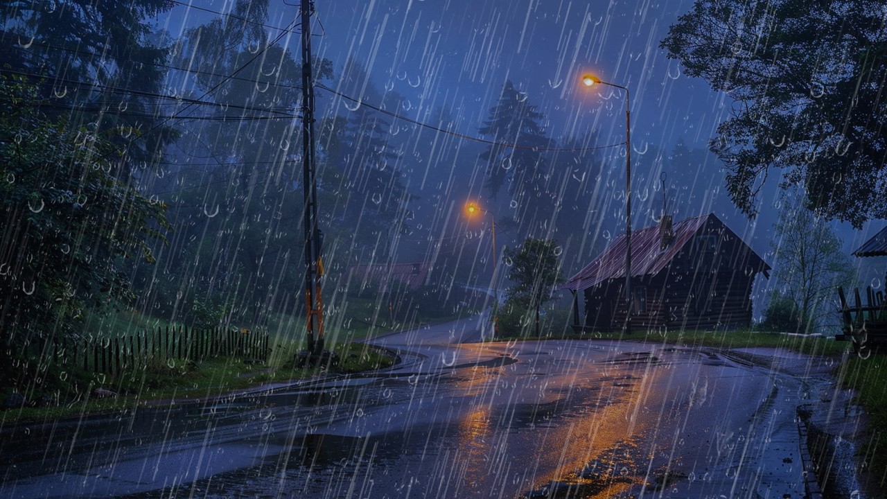 Duerme Instantáneamente con Lluvia Relajante en el Techo - Sonido de ...