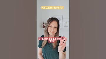 5 ways to make decluttering fun! #declutteryourlife #declutter #minimalist