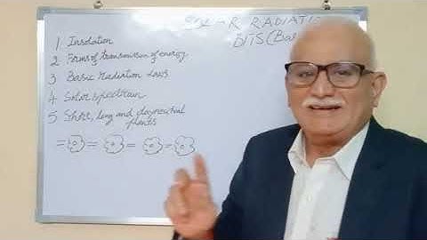 Agricultural Meteorology - JRF/SRF/NET/Other Exams - Bits - Solar Radiation (Basics 1)
