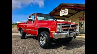 For Sale 1986 Chevrolet K10 Silverado 4x4