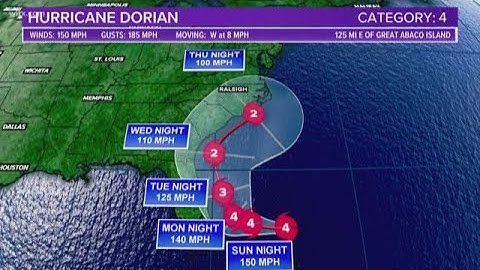 Hurricane Dorian latest update, track, spaghetti models