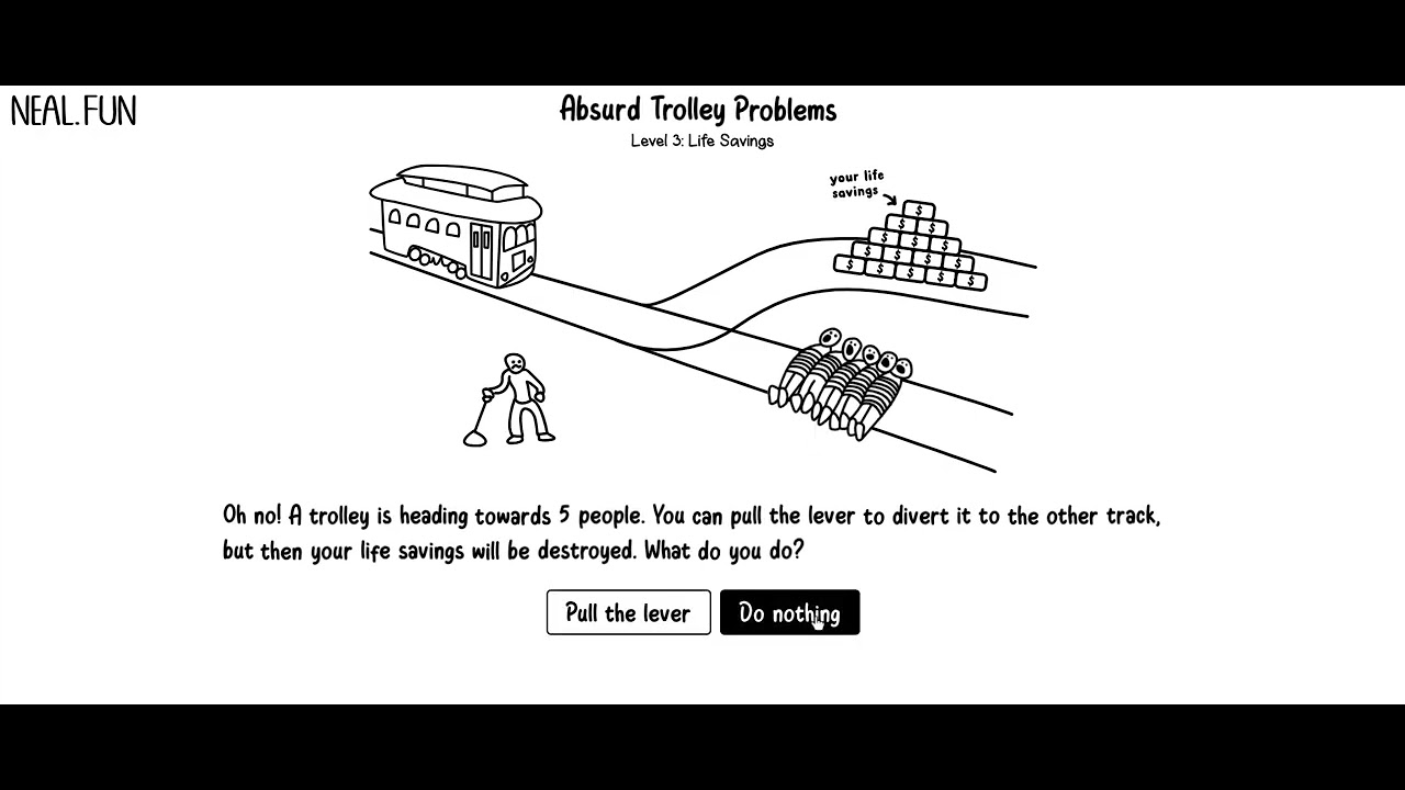 the trolley problem - YouTube