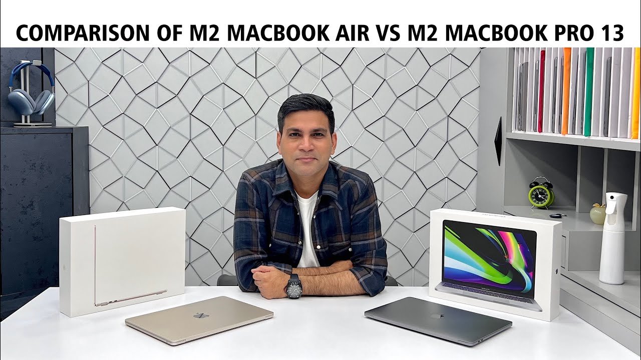 Apple MacBook Air M2 vs MacBook Pro M2 Comparison - Performance Test ...