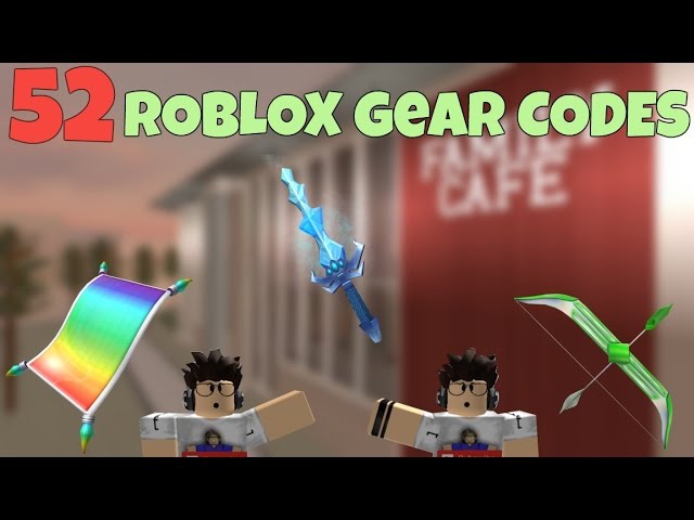 52 Roblox Gear Codes Youtube - roblox taser gear id