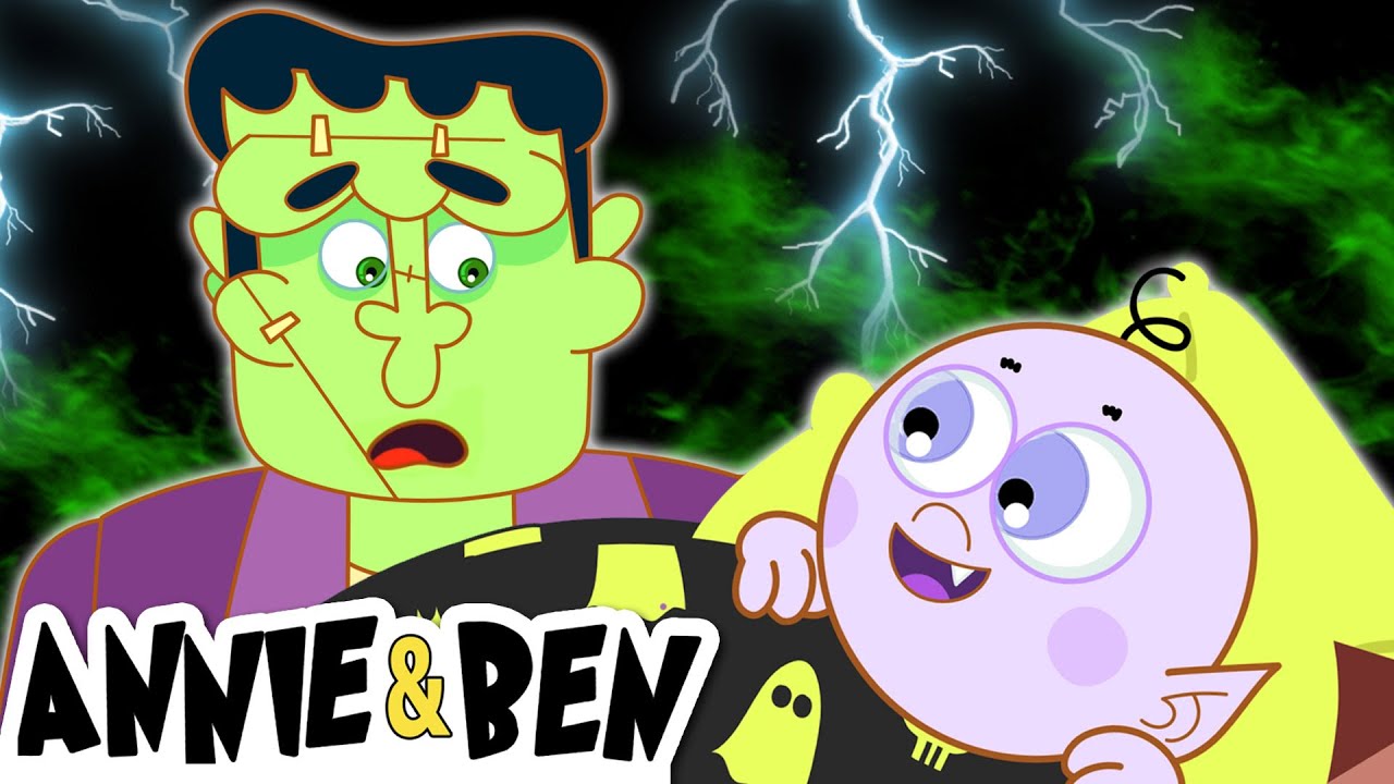 Halloween Rhymes | Rock-A-Bye Baby | Scary Nursery Rhymes and 3D Songs for Kids by Annie and Ben