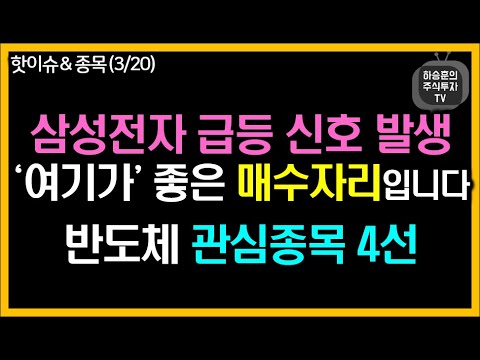 반도체 낙폭과대 눌림목 관심종목 4선