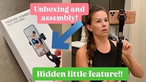 yAyusi Extendable Auto Face Tracking Tripod 360° Rotation with Light