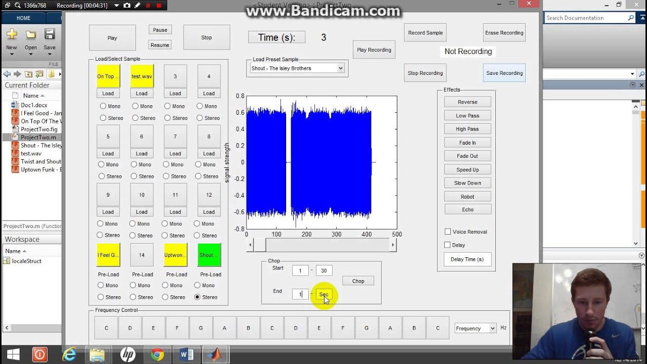 audiocapture matlab