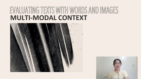 Evaluating Text with Words and Images