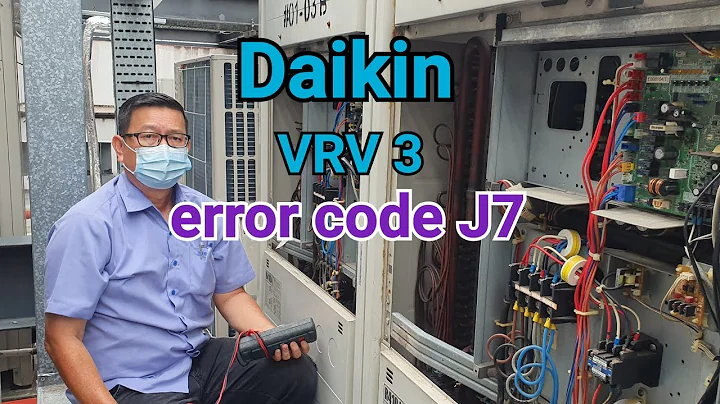 How to rectify error code J7 | Daikin VRV 3
