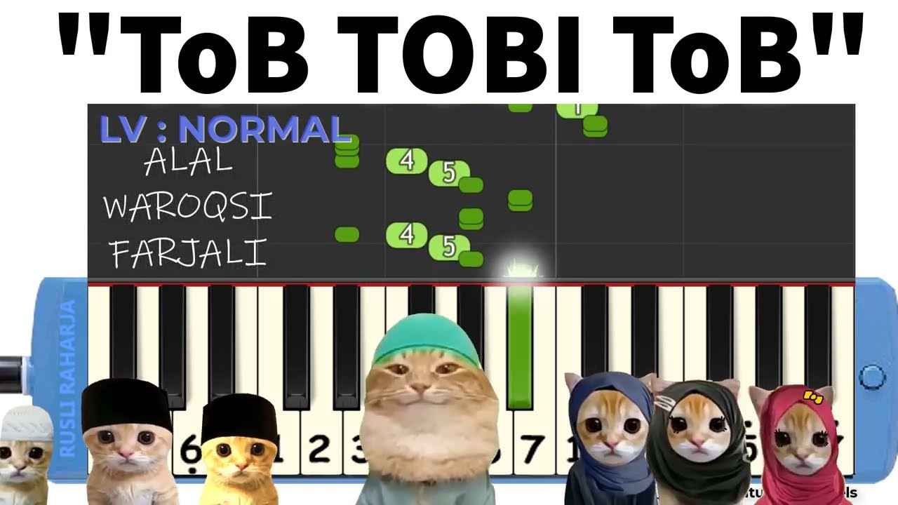 tob tobi tob tobi tob not pianika