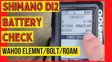 Shimano Di2 Battery check on Wahoo Elemnt Bolt Roam. Get Accurate Di2 Battery Status. #shimano #di2