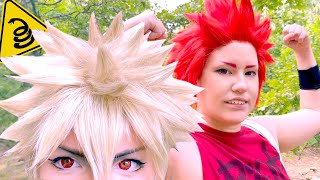 WE ALMOST DIED... [ KiriBaku Hike ] Cosplay OUTING | My Hero Academia