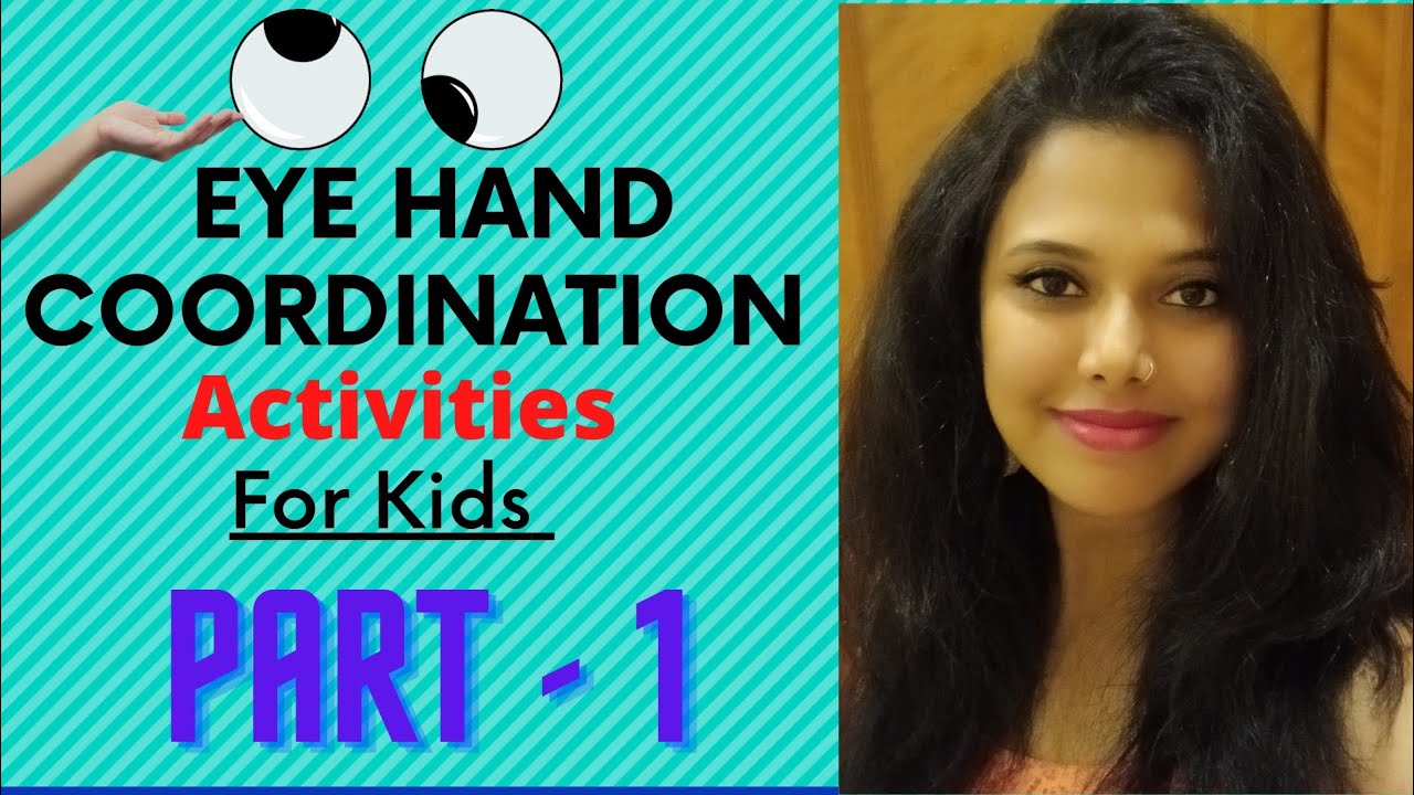 EYE AND HAND COORDINATION activities for kindergarten kids - YouTube