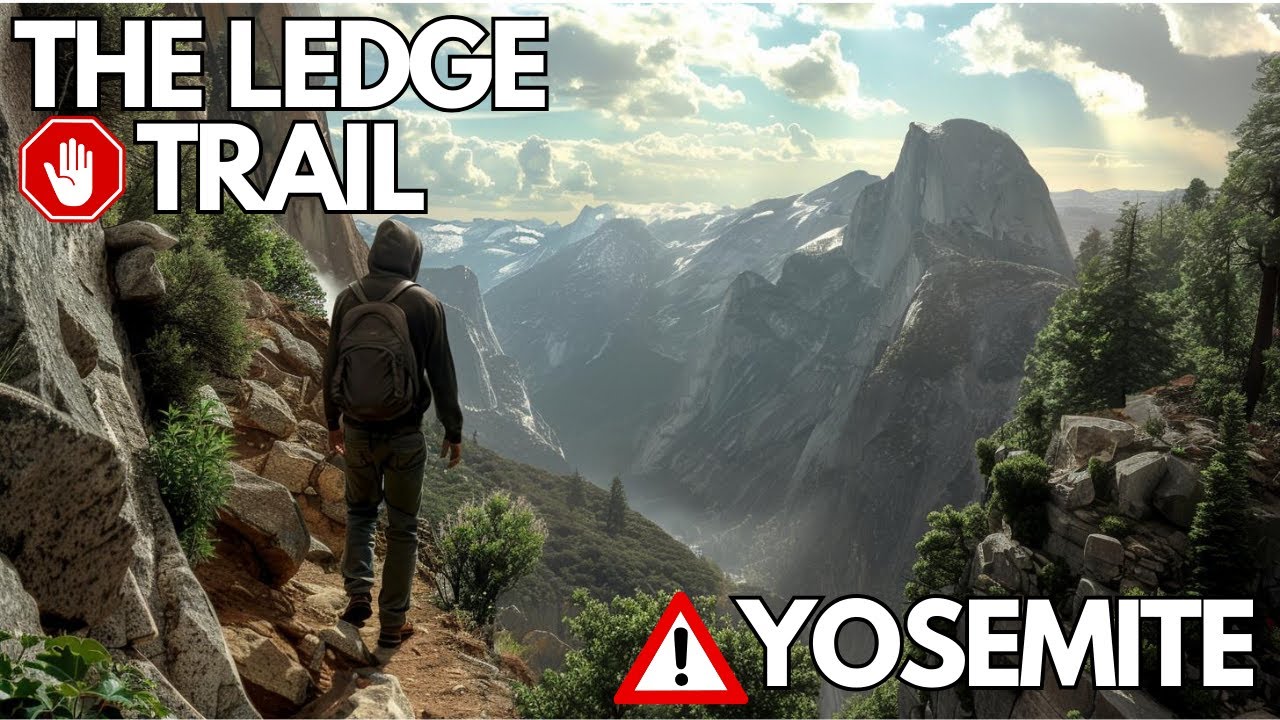 The Ledge Trail...the secret route to Glacier Point "Dangerous"