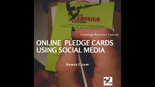 Introduction to Social Media Pledge Cards