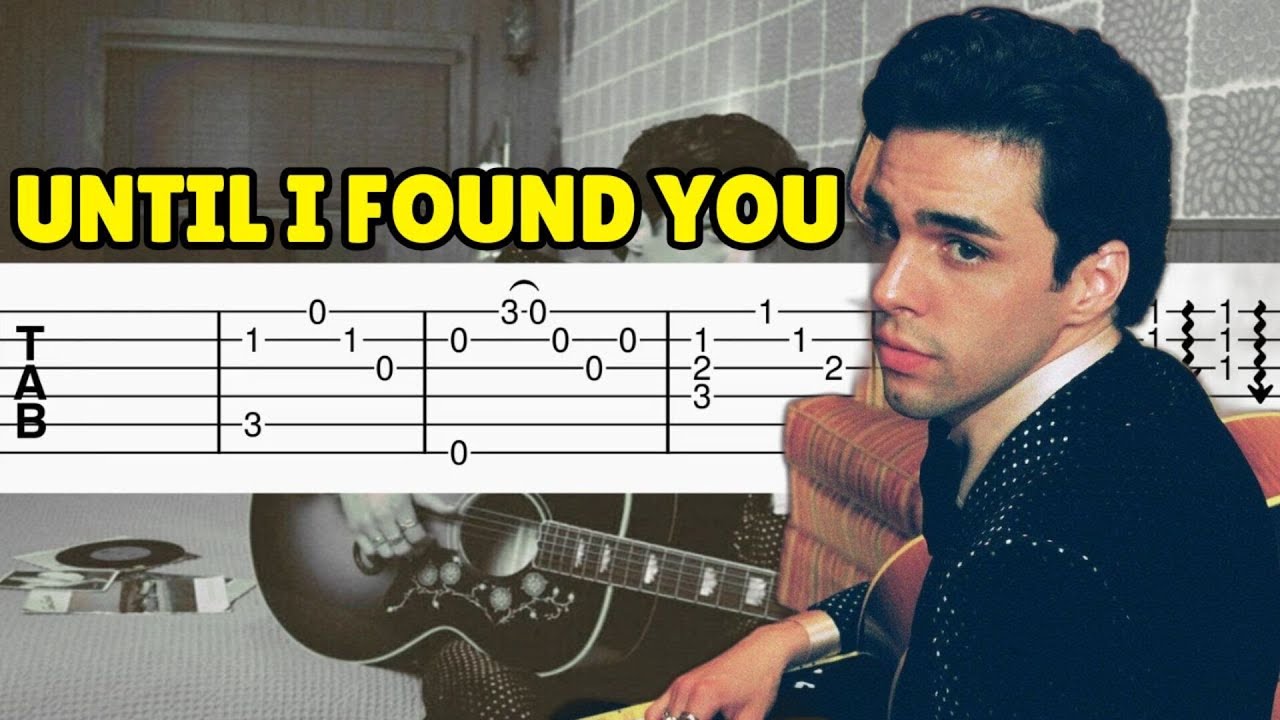 Until I Found You - Stephen Sanchez | EASY VERSION + TAB | FINGERSTYLE