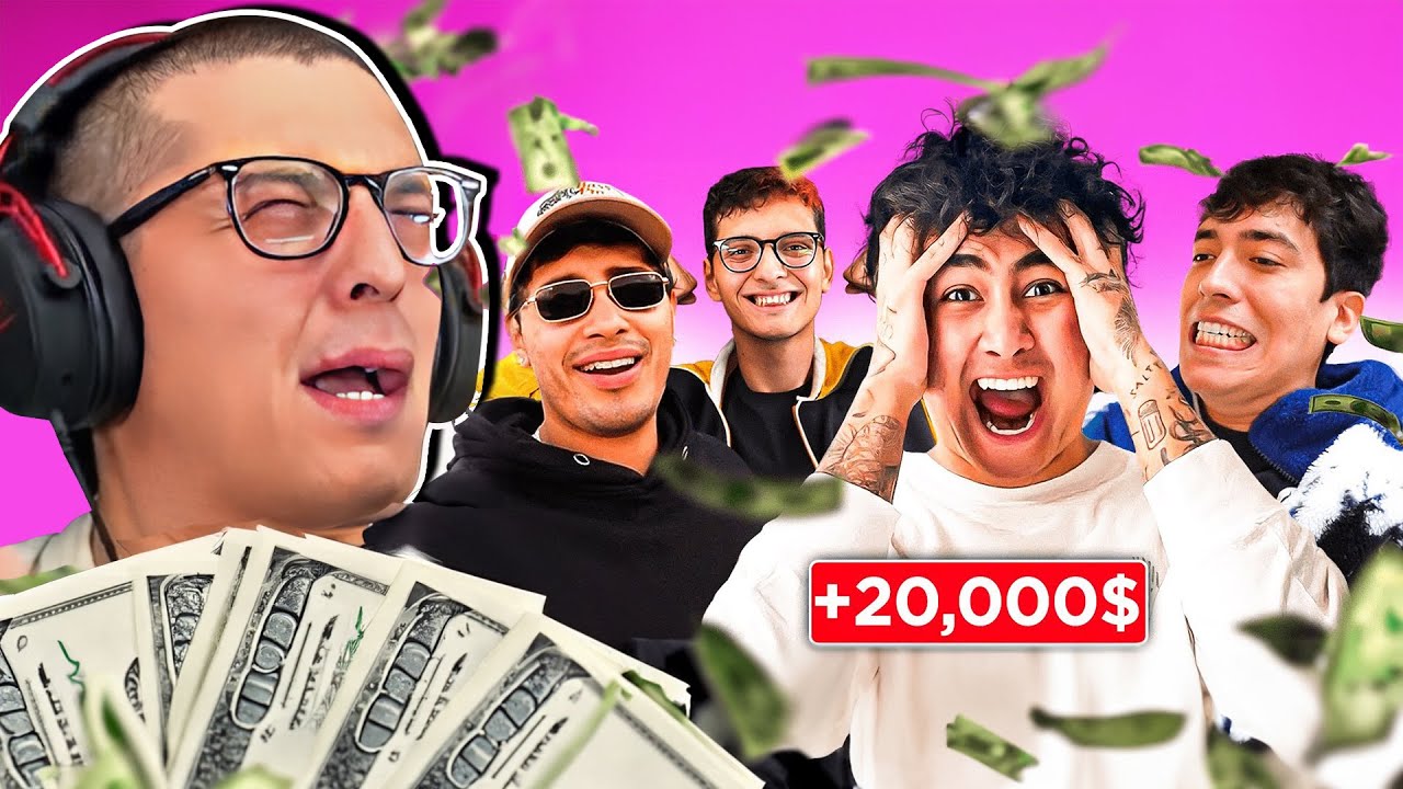 REACCION A LE DI 20,000 A MIS AMIGOS PARA DARME UNA SORPRESA😳🤑💸