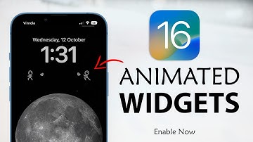 How to Get Animated Lockscreen Widgets On any iPhone iOS 16