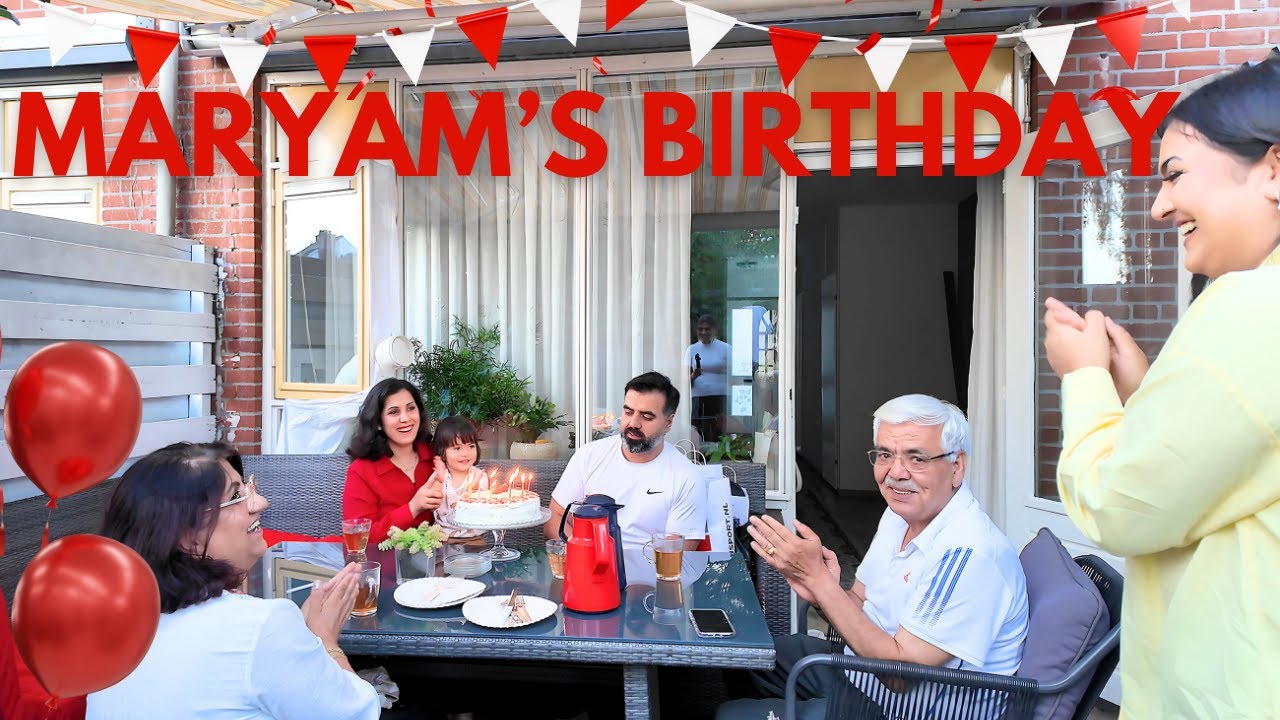 Celebrating Maryam's Birthday | تجلیل از سالگره مریم | surprise party 