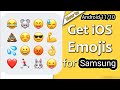 تثبيت ايموجي الايفون Ios14 على أجهزة سامسونج إصدار Android 11 10 