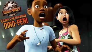BABY HYBRIDS?! DINOSAUR NURSERY PEN CLIP! CAMP CRETACEOUS SEASON 5