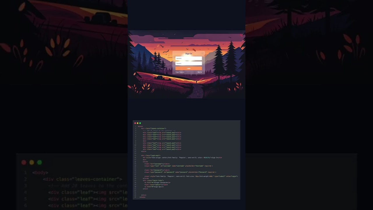 Login form 😆#coding #shorts #short adlı videoyu YouTube'da izle Login form 😆#coding #shorts #short adlı videoyu YouTube'da izle
