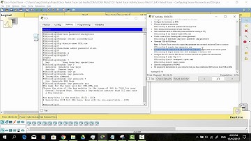 [CCNA v6] Packet Tracer 11.2.4.5 Configuring secure passwords and SSH