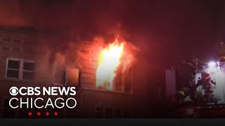 3 dead, at least 3 injured in large building fire under police investigation on Chicago's West Side