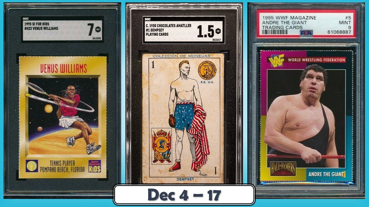 TOP 15 Highest Selling Vintage "Other Sports" Cards on eBay Dec 4