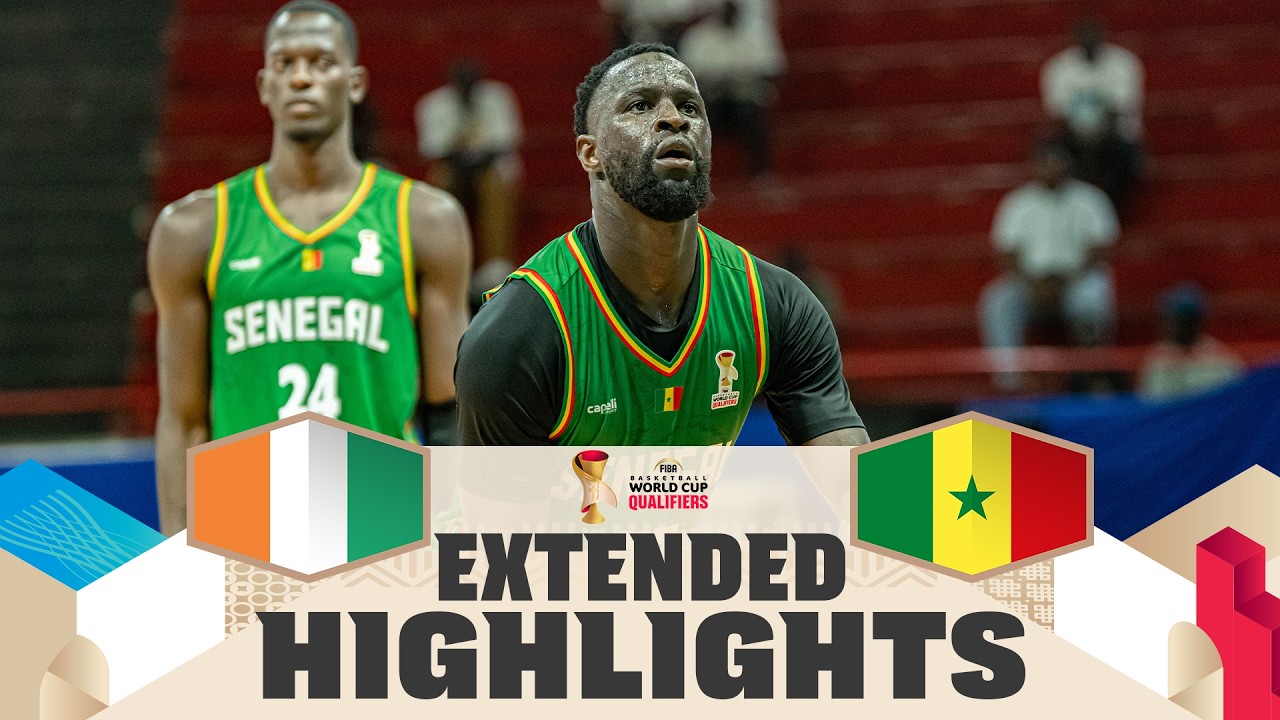 Côte d'Ivoire 🇨🇮 v Senegal 🇸🇳 | Extended Highlights | FIBA Basketball World Cup 2027 African Qualif.