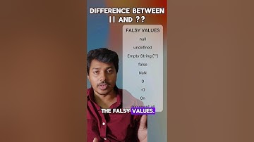 Confused between || and ?? in JavaScript? #javascript  #frontenddev #shorts