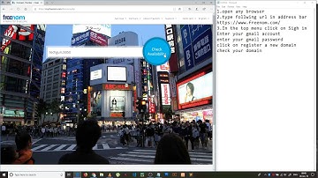 How to Register free Domain Name on freenom.com