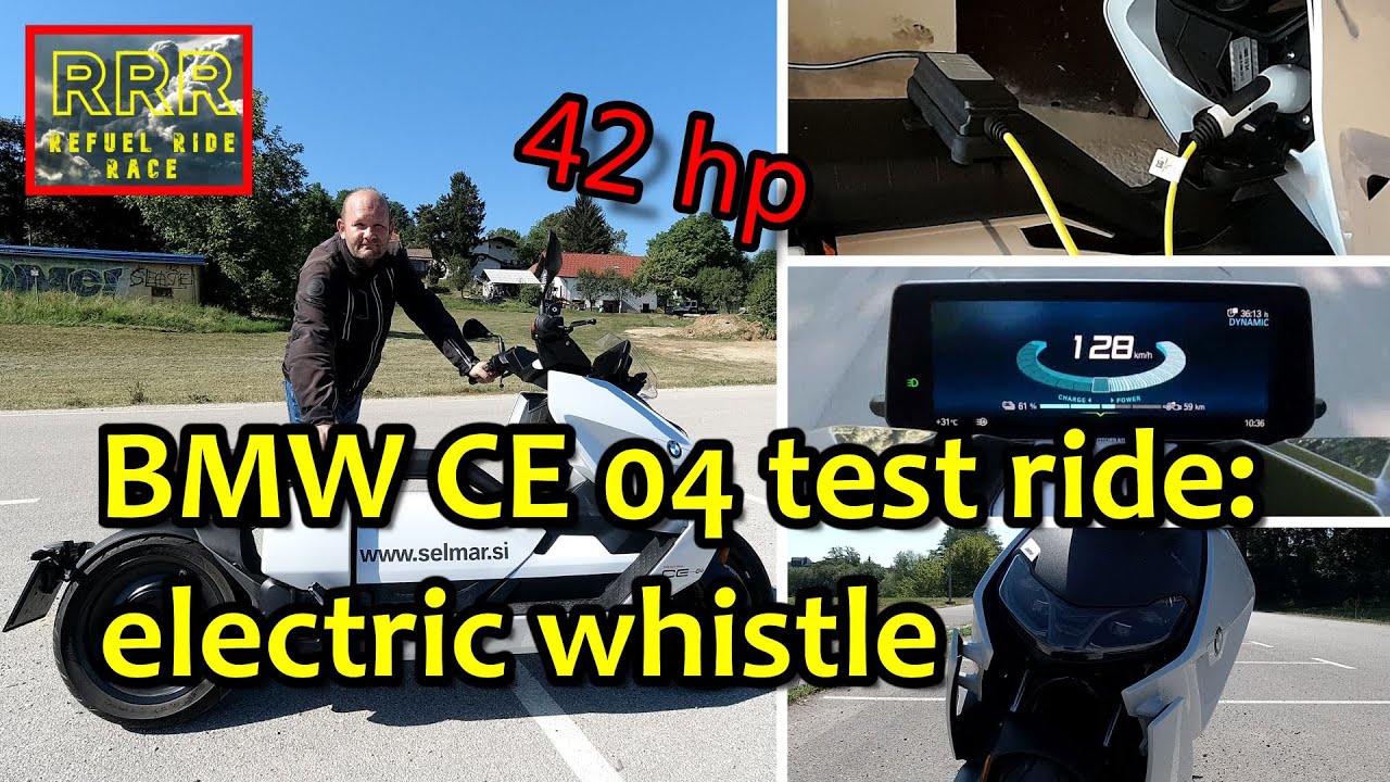 BMW CE 04 test ride electric whistle YouTube