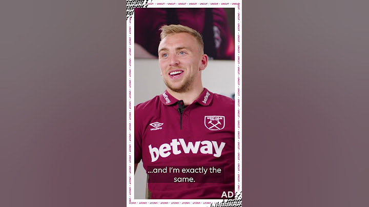 Jarrod Bowen reacts to his FIFA 22 rating