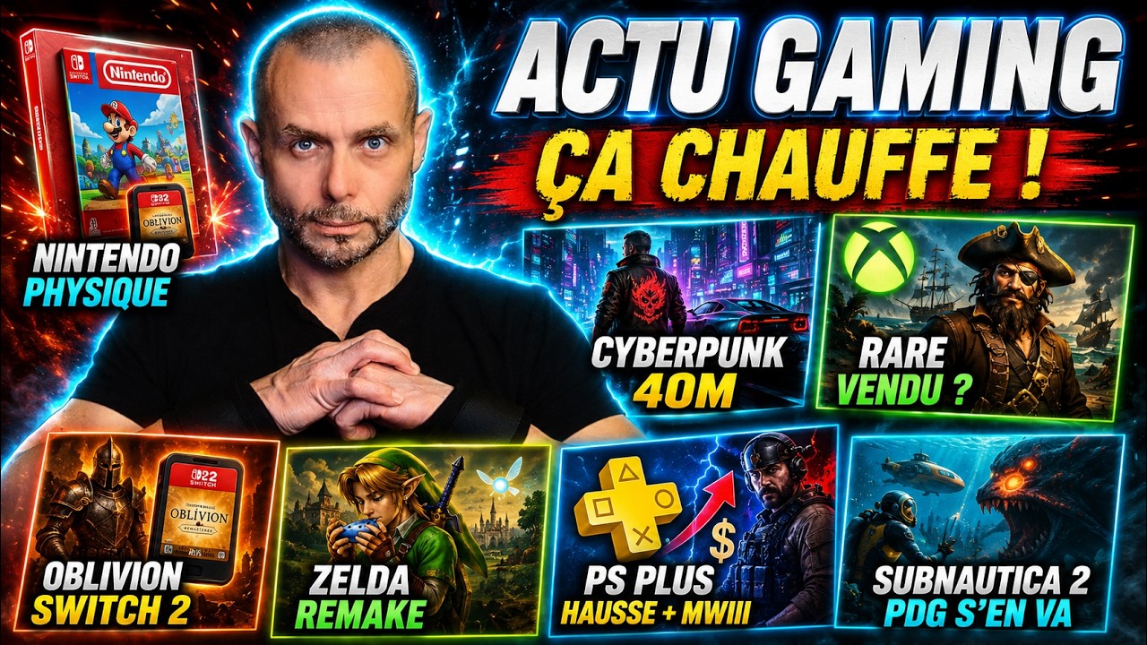 🔥ACTU GAMING DU JOUR (4 JUILLET): Xbox et PlayStation préparent la fin du disque, Nintendo résiste