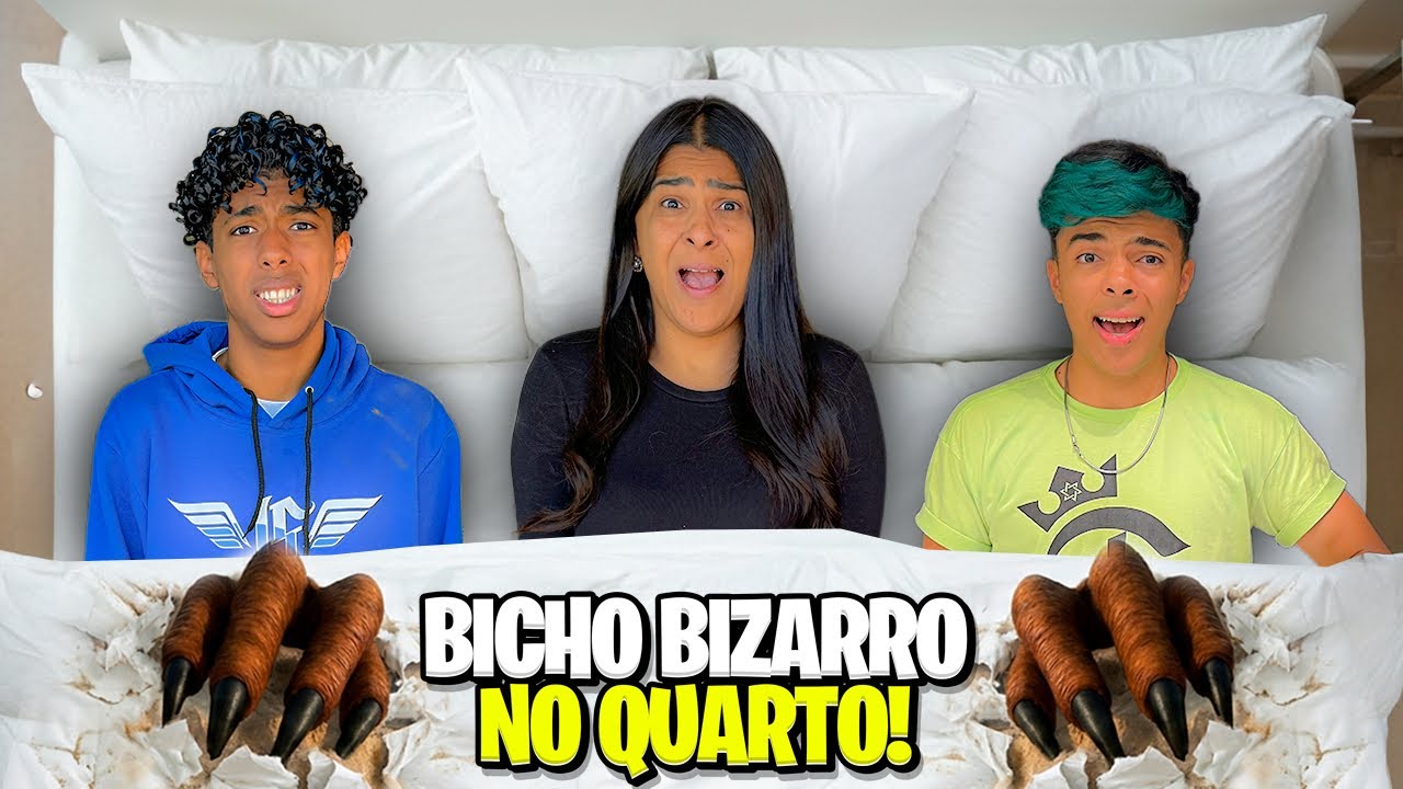 BICHO BIZARRO NO QUARTO DO ESTEVÃO! ELE ESTÁ EM PERIGO!