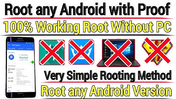 How To 100% ROOT any Android Version Without PC with Proof  [ Very Simple Rooting Method ]