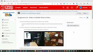 Schoology - How to submit assignment and add files