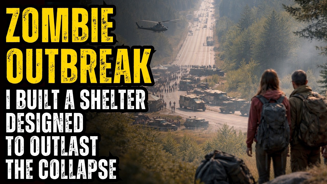 ZOMBIE OUTBREAK: I Built a Shelter Designed to Outlast the Collapse