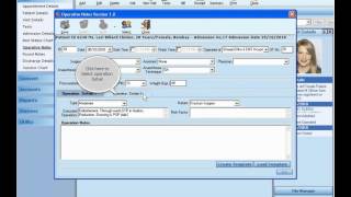 SoftClinic Operative Notes Module screenshot 1