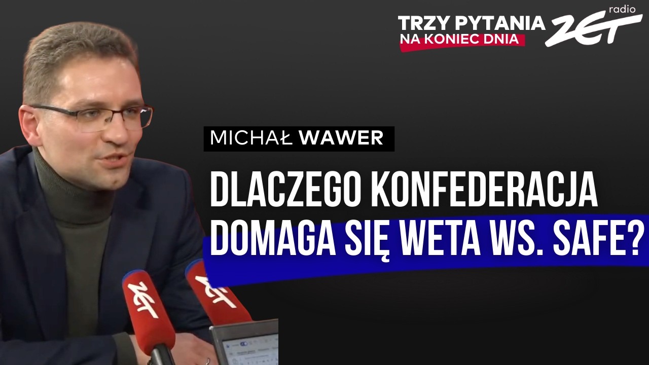 Michał Wawer w Trzy pytania na Koniec Dnia