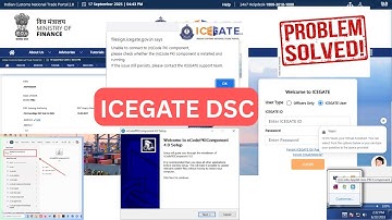 How to do Icegate dsc Registration