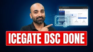 How to do Icegate dsc Registration